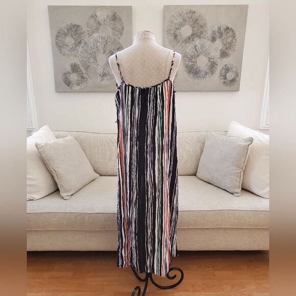 🌞 CITY CHIC 🌞 Jungle Stripe Maxi Sundress - [Size 16] - Picture 6 of 11